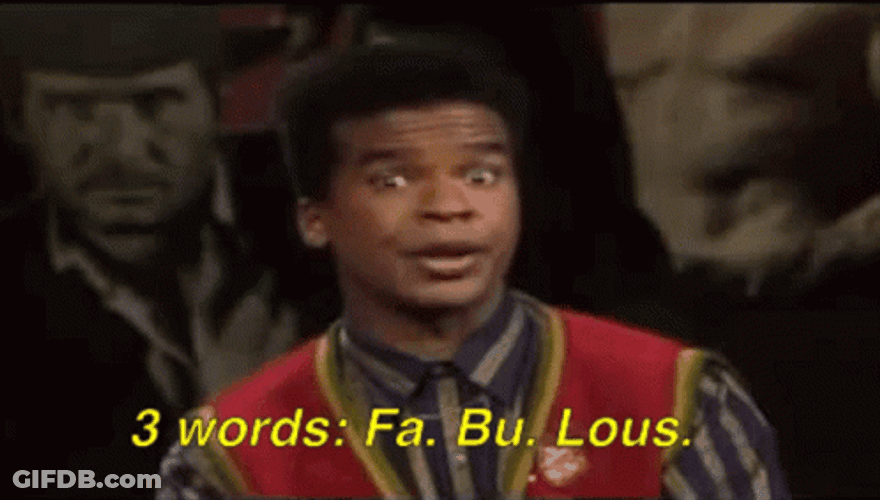 3 Words Fabulous GIF