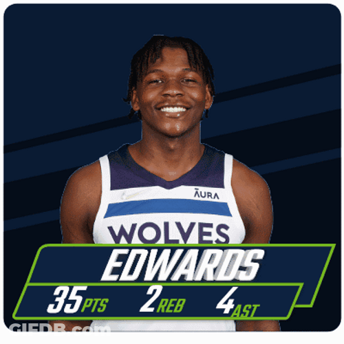 30 Points Anthony Edwards GIF