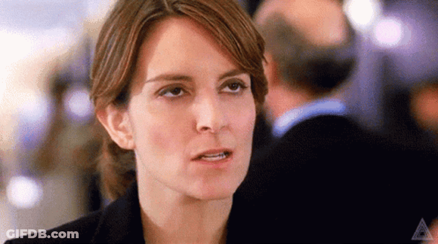 30 Rock Liz Lemon Tina Fey Eye Rolling GIF
