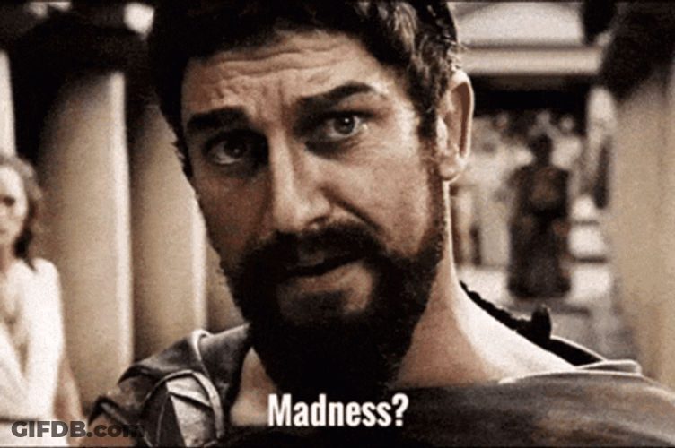300 Leonidas Shout This Is Sparta GIF