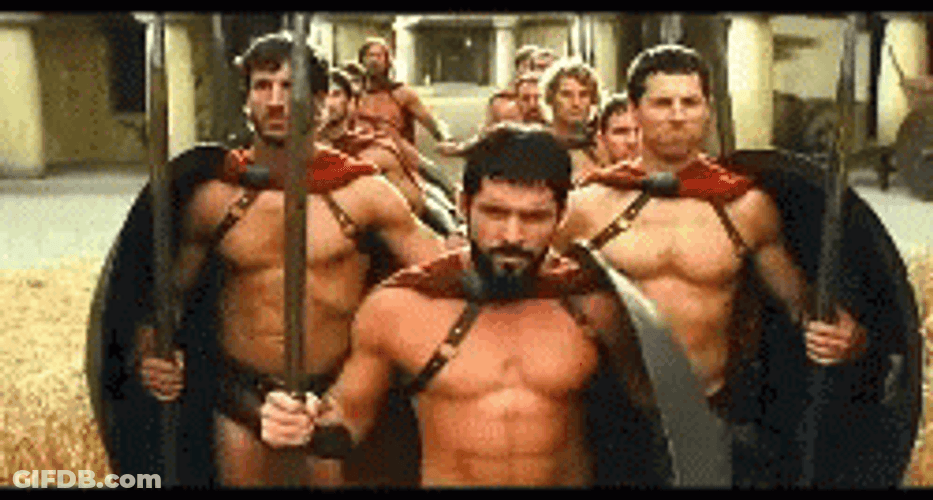 300 Sparta Soldier Dancing GIF