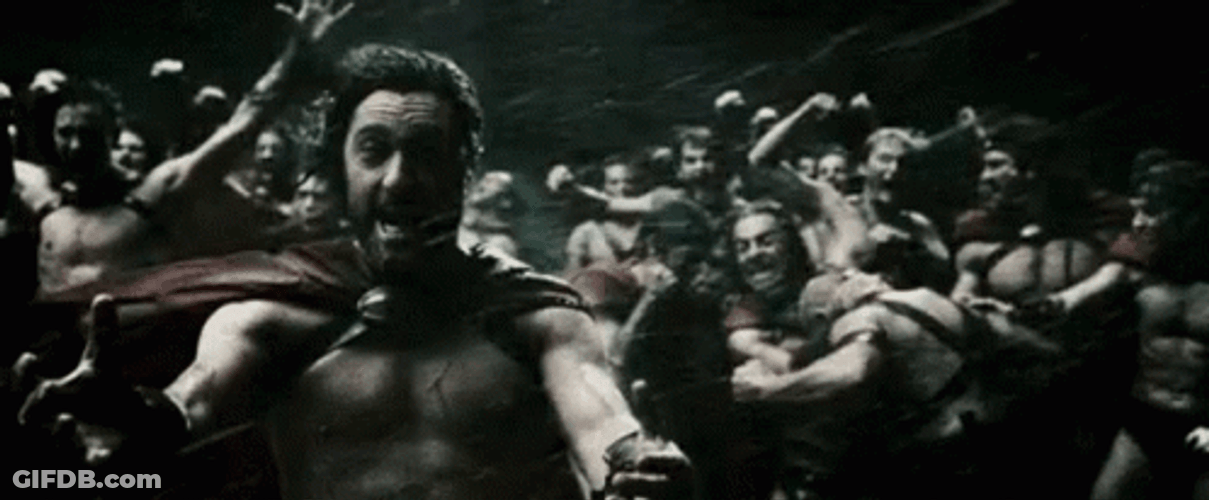 300 Spartans Sparta Soldiers GIF