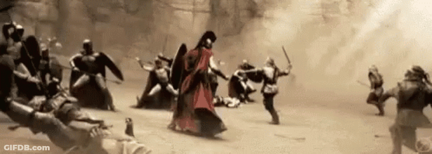 300 The Battle Between Good And Evil GIF