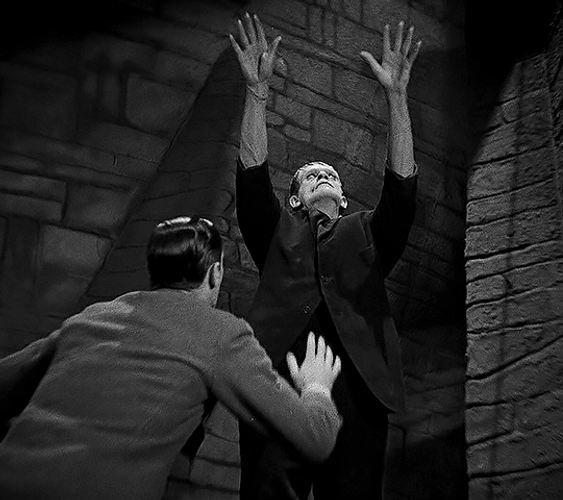 30S Horror Sci-Fi Frankenstein GIF
