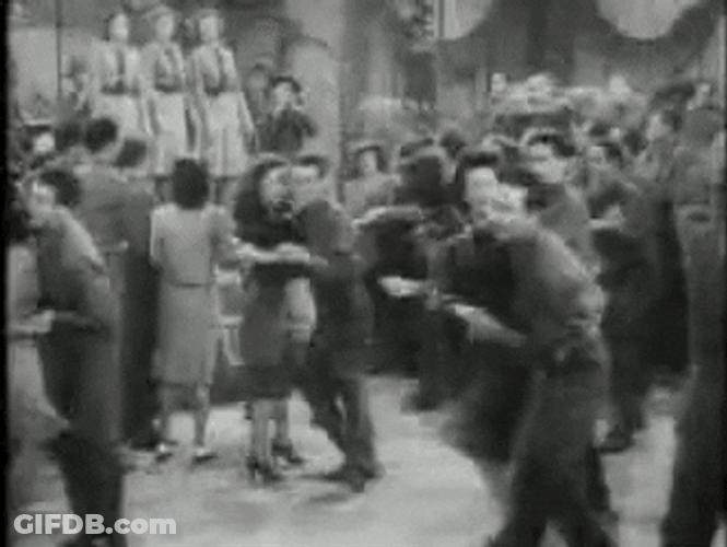 30S Lindy Hop Party GIF