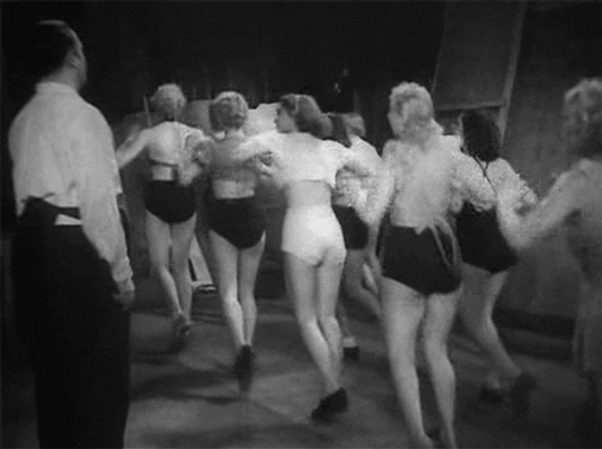 30S Vintage Girls Dancing GIF