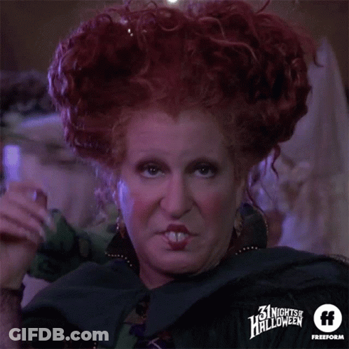 31 Nights Of Halloween Poster With Witch GIF