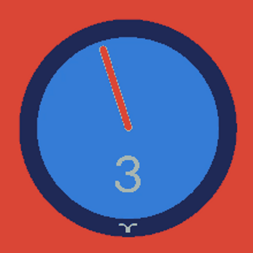 321 Countdown Clock Simple Timer GIF