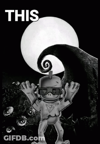 365 Days Left Till Next Halloween Sign GIF