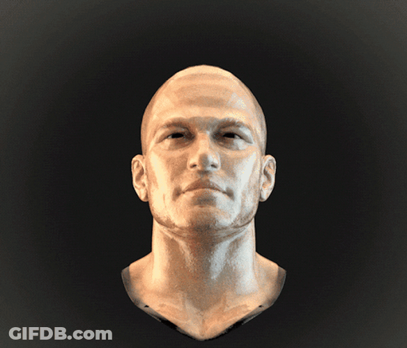 3D Animated Head Explode GIF