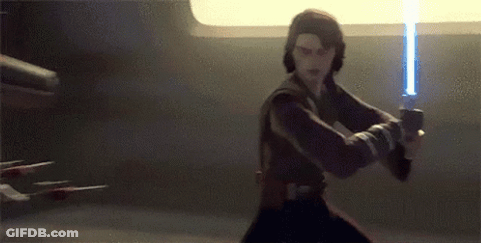 3D Animation Anakin Skywalker GIF