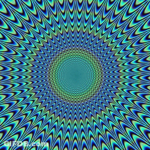 3D Colorful Electric Mosaic Spiral GIF