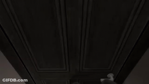 3D Girl With Horns Sitting On Bed GIF