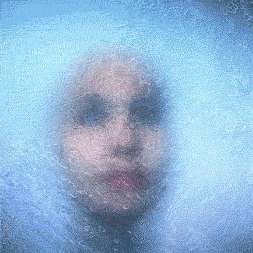 3D Ice Cold Face GIF