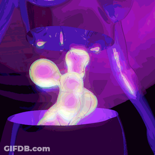 3D Lava Lamp Inside The Body GIF