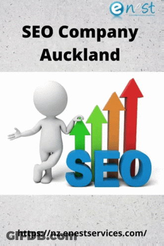 3D Man In SEO Company Ad Auckland GIF