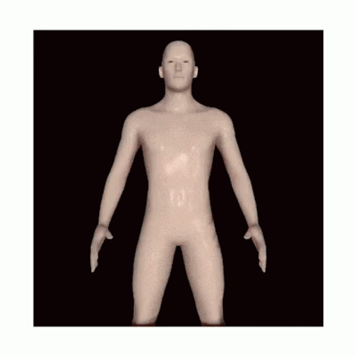 3D Man Popping Out GIF