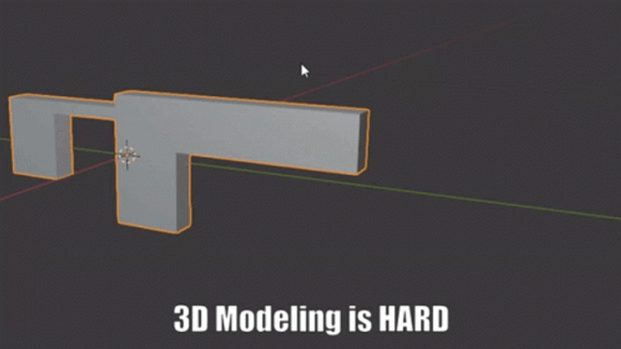 3D Modeling Blender GIF