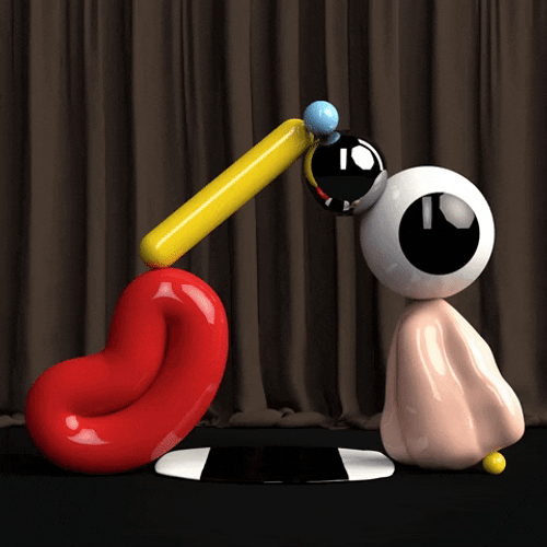 3D Moving Eye GIF