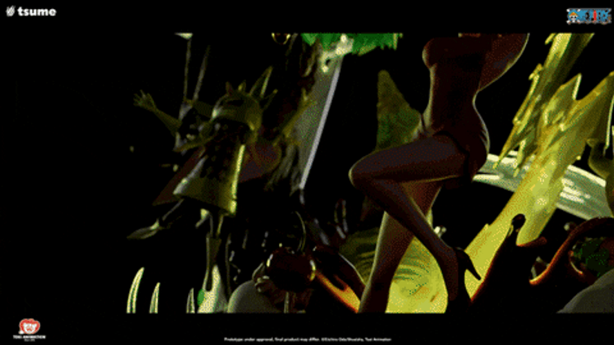 3D Nami One Piece GIF
