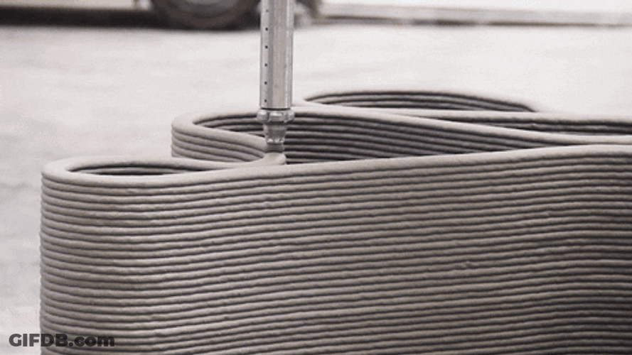 3D Printing Creating Lines GIF