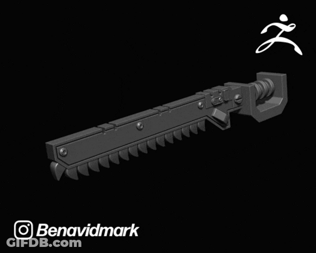 3D Printing Different Guns And Armors GIF