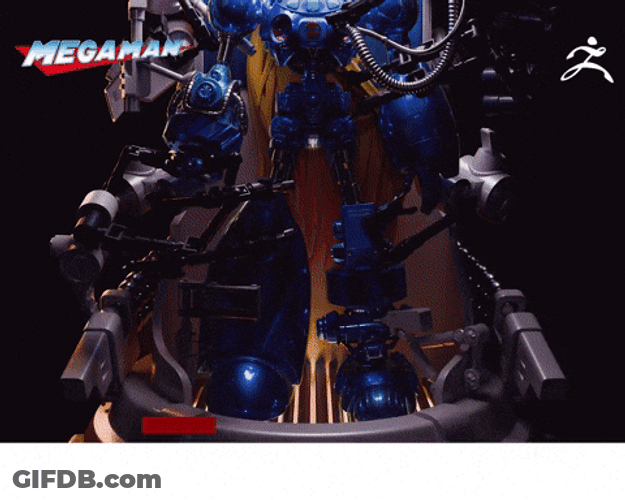 3D Printing Megaboy GIF