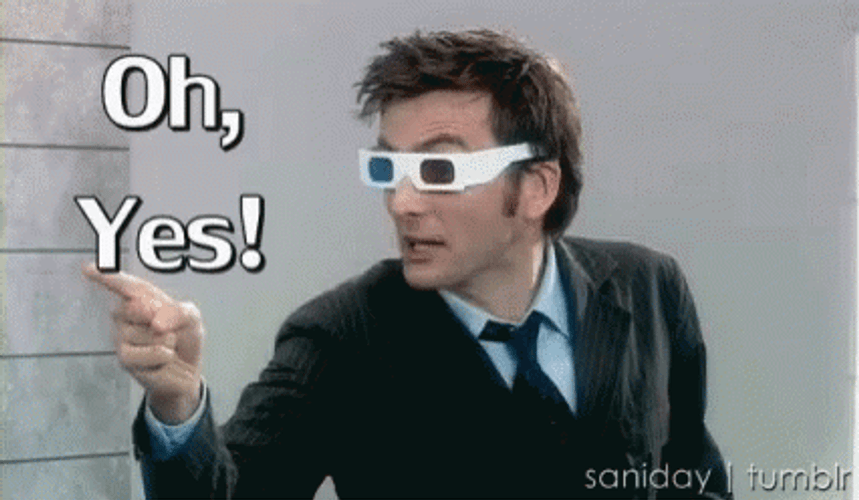 3D Shades On Oh Yes GIF
