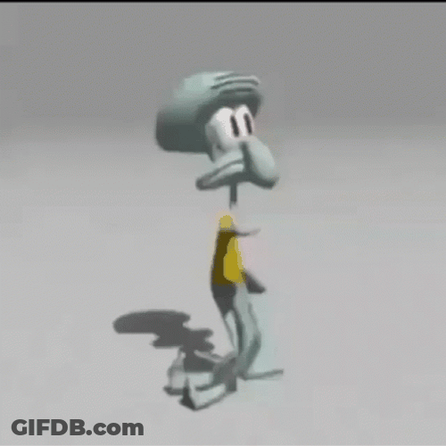 3D Squidward Dancing GIF
