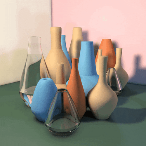 3D Surreal Jar Animation GIF