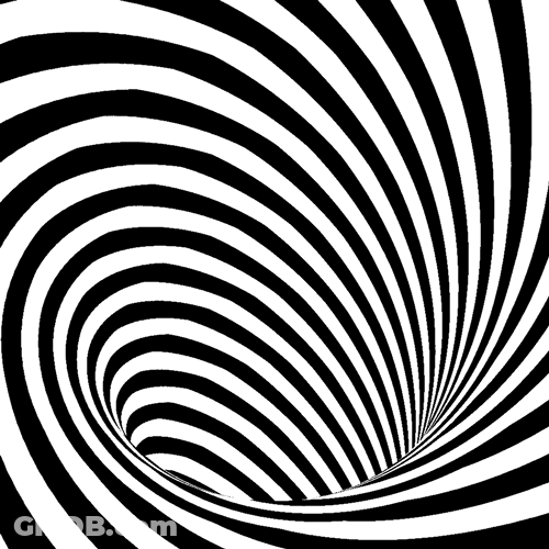 3D Vortex Spiral Illusion GIF