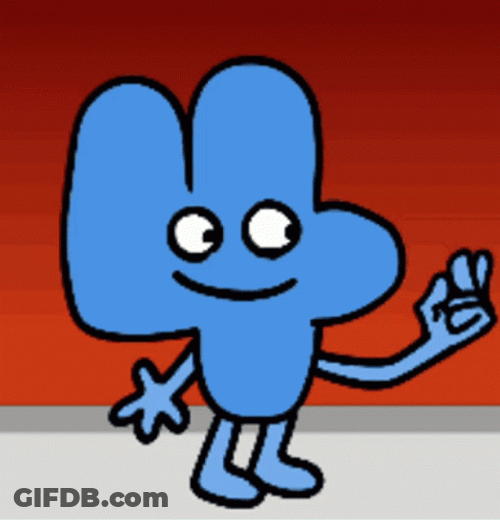4 Blue Hands Artwork In Blue Color GIF