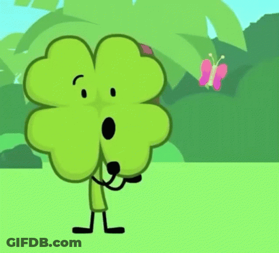 4 Leaf Clover Amazed GIF