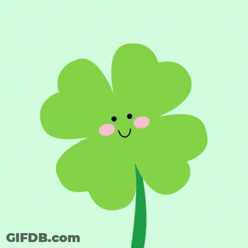 4 Leaf Clover Blush GIF