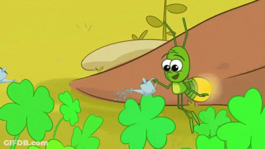 4 Leaf Clover Bob Zoom GIF