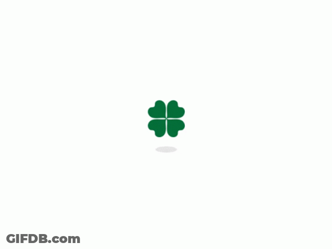 4 Leaf Clover Bounce GIF