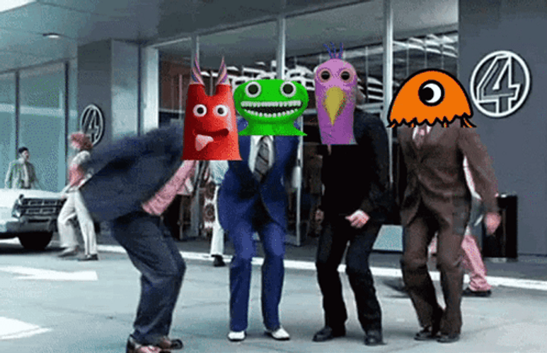 4 Men High Jump Face Edited Jumbo Josh GIF