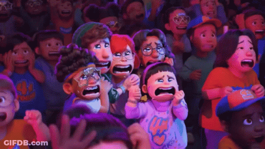 4 Town Turning Red Concert GIF