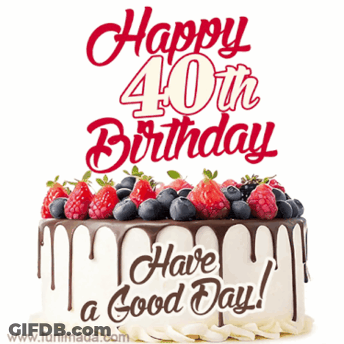 40 40Th GIF