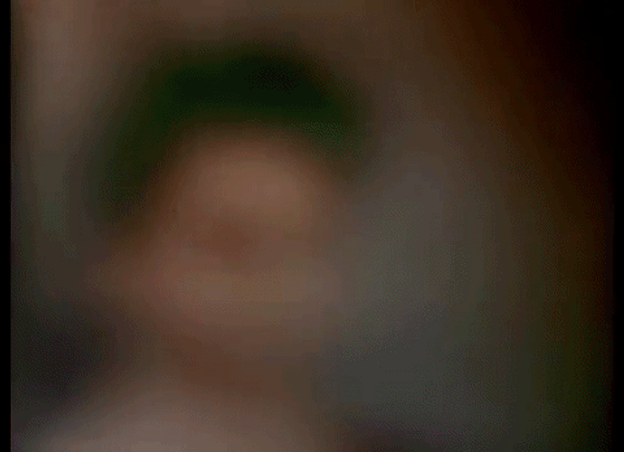 40S Kid Green Hair GIF