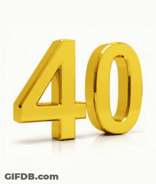 40Th Birthday GIF