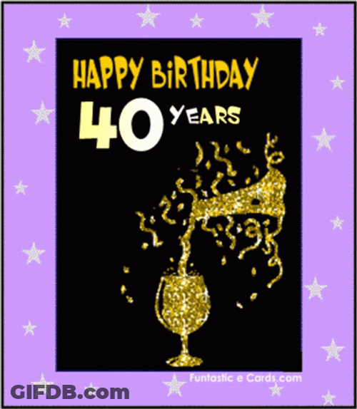 40Th Birthday GIF