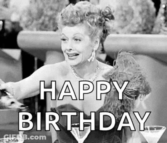 40Th Birthday Lucille Ball GIF