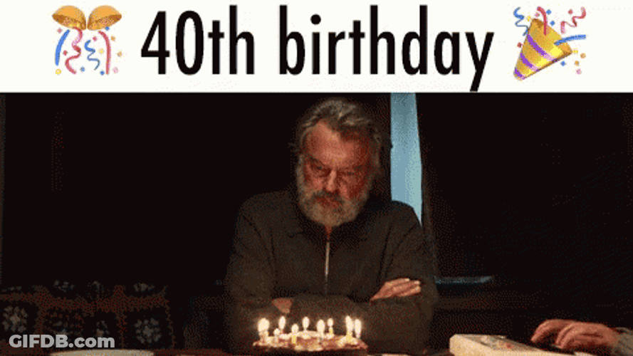 40Th Birthday Sam Neill GIF
