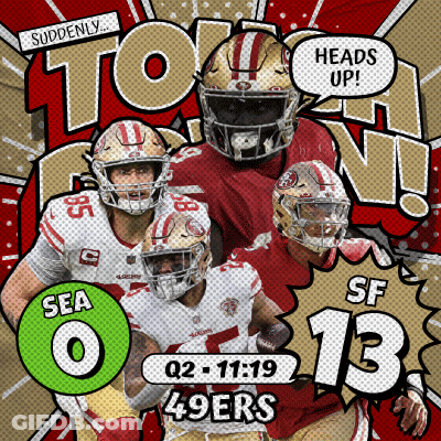 49Ers Playing Seahawks GIF