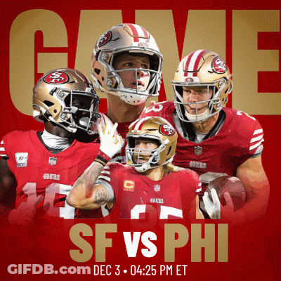 49Ers Vs Phillies Football Game Poster GIF