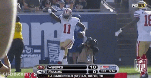 49Ers Vs Rams Football Game On Fox NFL GIF