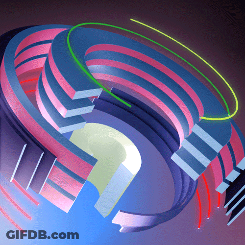4K 90S Circle Loop GIF