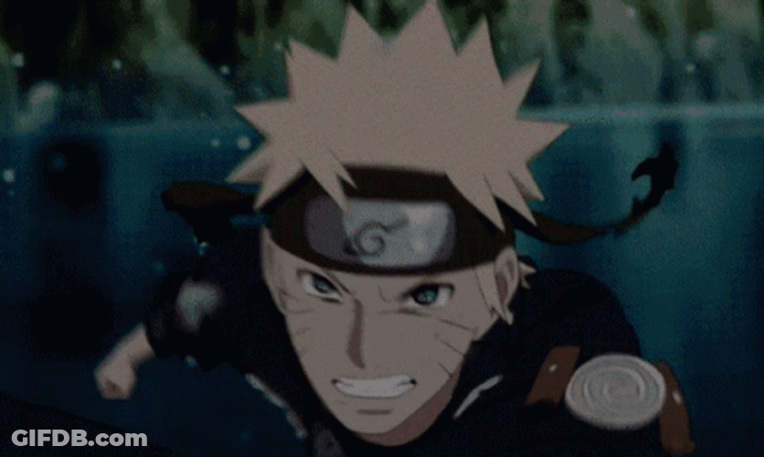 4K Anime Naruto Intense Battle GIF