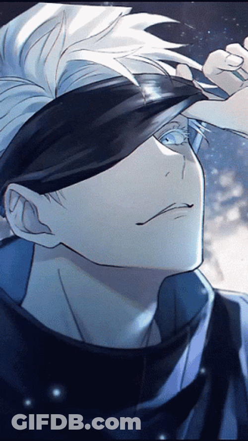 4K Anime Satoru Gojo One Eyed GIF